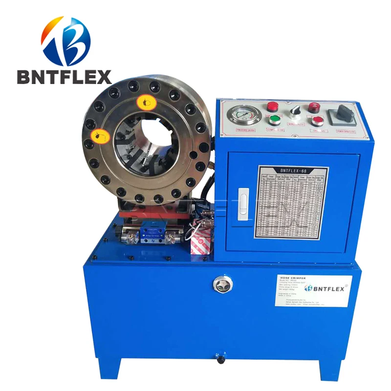 

High-Pressure Hydraulic Hose Crimping Machine Cable Press Rubber Making Machinery BNT68 Wire Rope Tube Swaging Competitive Price