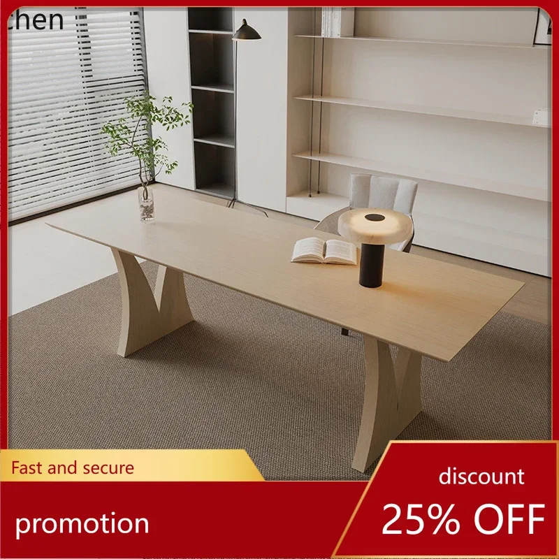 

Минималистичный стол HXL для гостиной, большой длинный письменный стол, роскошный современный стол для чтения и учебы, рабочий стол, декор для дома