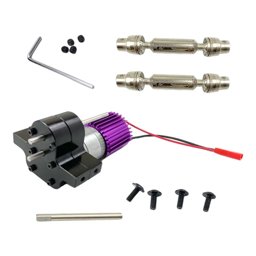 

1/16 Gearcase + Drive Shaft for WPL B14 B36 C24 JJRC Q60 Model Car Trucks Spare Parts