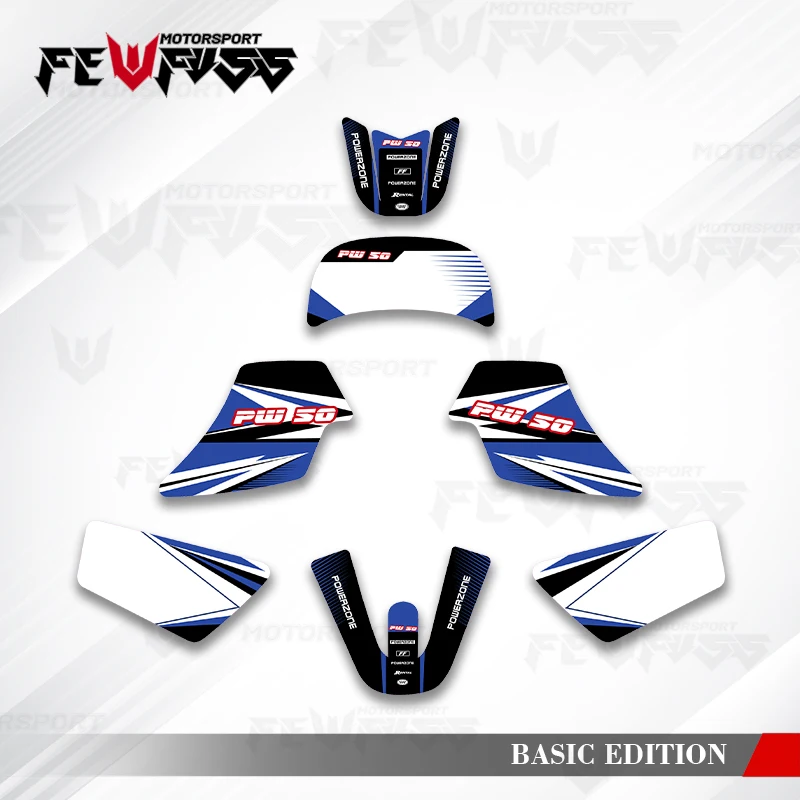 

Графические наклейки Fewfuss, наклейки для мотоцикла, фон на заказ для YAMAHA PW50 PW50 002