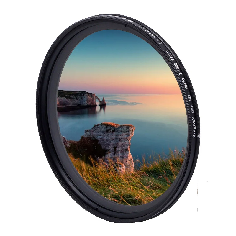 KnightX ND2-ND1000 Fader filtre ND Variable pour Canon fujifilm 58mm 55mm 52mm 49mm