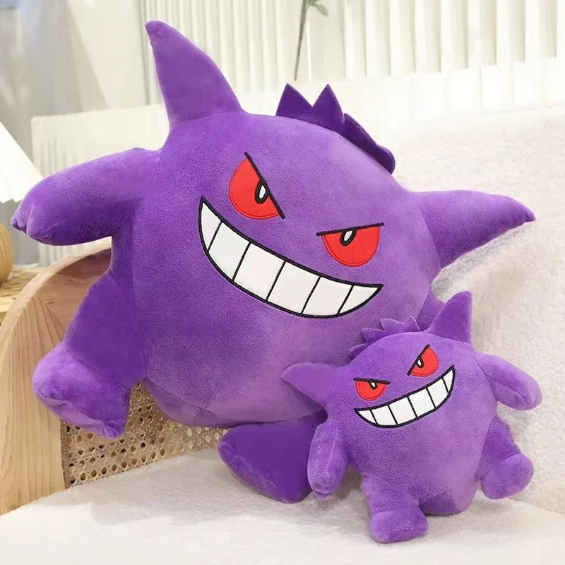 20-60 Cm Pokemon Plush Big Size Cartoon Anime Figure Gengar Plush Stuffed Pocket Monsters Pet Model Toy Children Birthday Gift