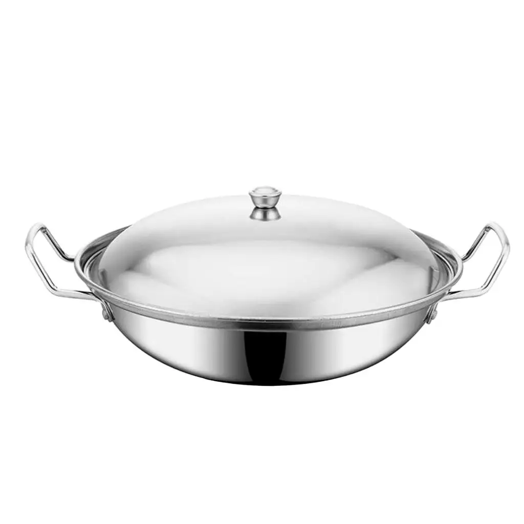 Stainless Steel Pot with Rustproof Dutch Oven Outdoor Camping Pot