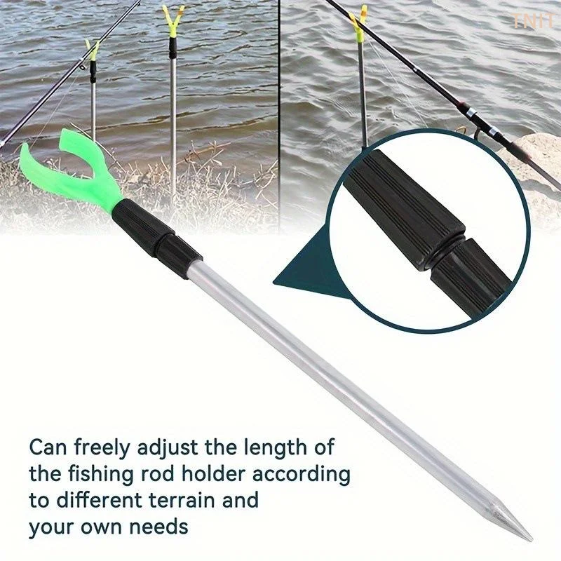 Fishing Rod Telescopic - [J] 1Pcs Aluminum Alloy Telescopic Fishing