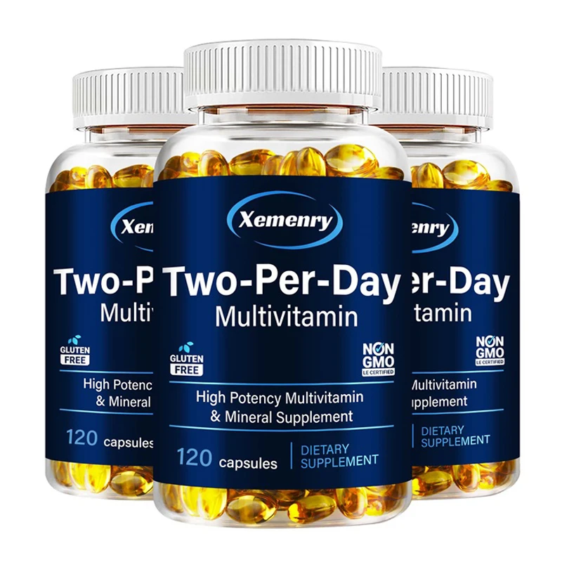 

Two-Per-Day Multivitamin - Eye, Bone and Heart Health, Brain and Heart Support, Healthy Energy Levels