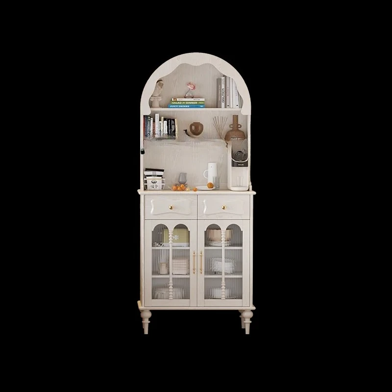 

XL, французский кремовый боковой шкаф из цельного дерева, декоративный шкаф для гостиной, французского ретро-коридора