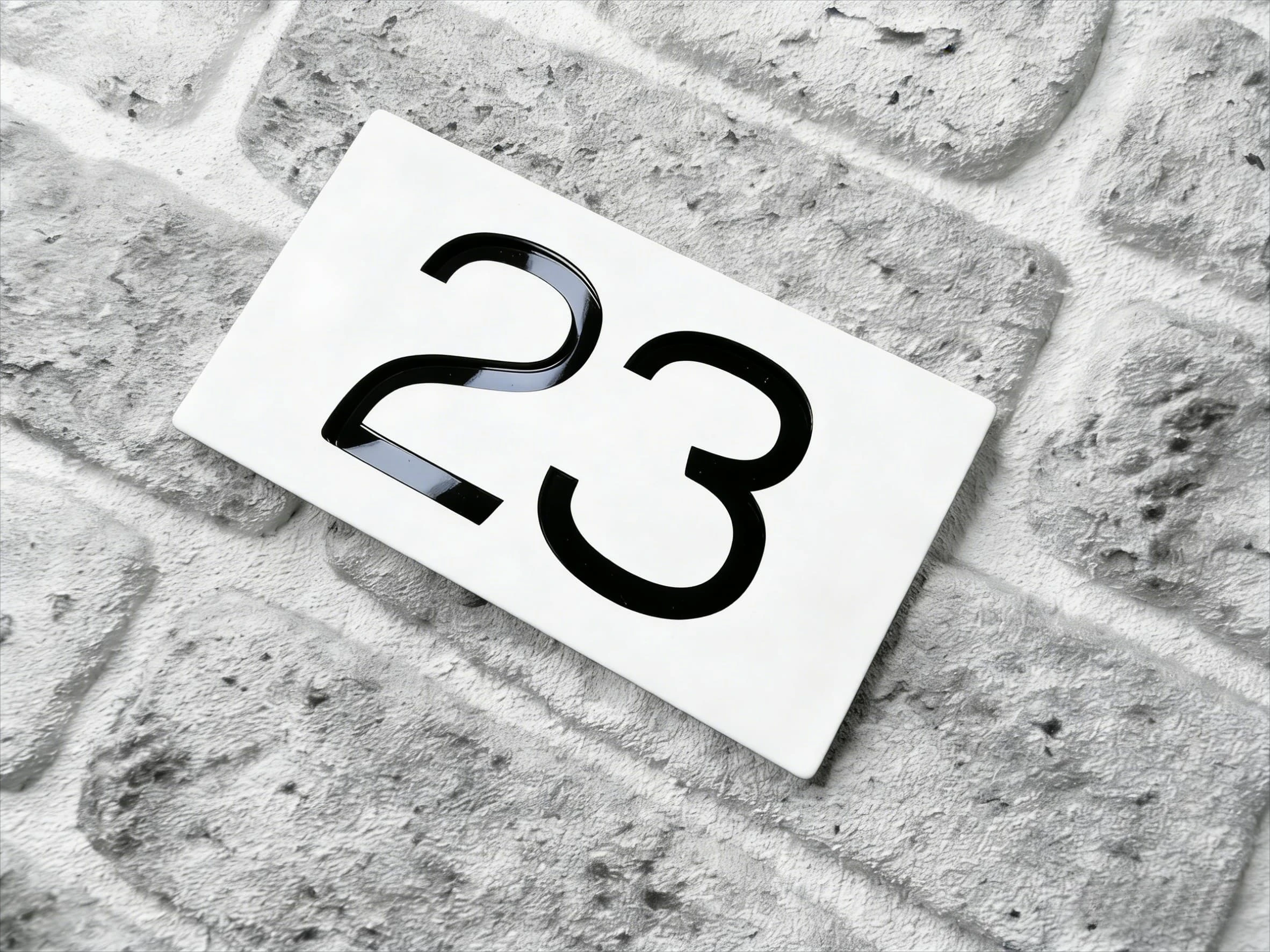 Custom Acrylic Modern House Numbers Sign Door Address Street Personalized 3D Letter Number Plaques