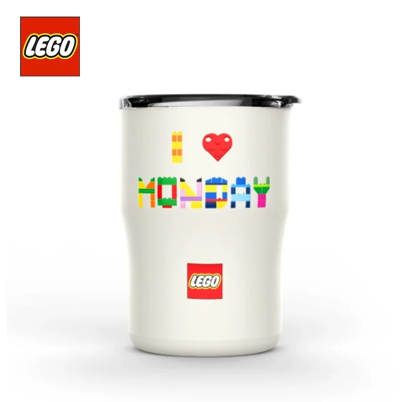 

Кофейная кружка LEGO "Monday", портативная офисная термокружка из нержавеющей стали 304