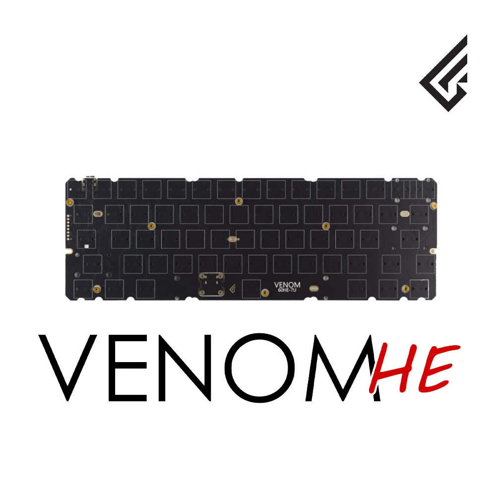 Geonworks Venom 60 HE Gaming Keyboard PCB Support GH60 tofu60