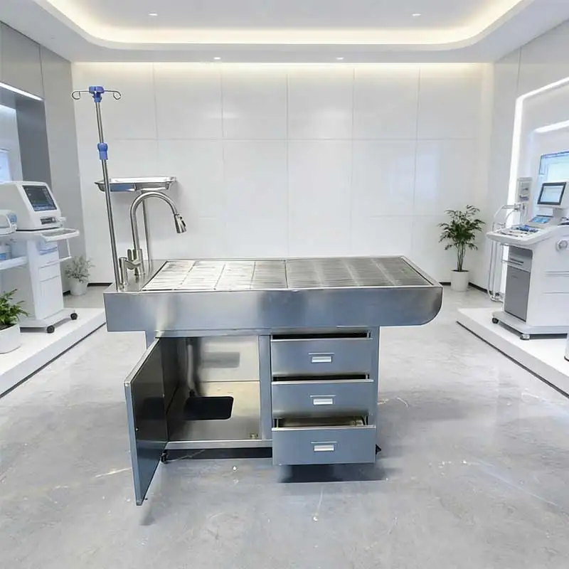 Mesa de Examen Veterinaria de Acero Inoxidable para Perros y Gatos, Mesa Quirúrgica, Equipo Veterinario, Mesa de Manipulación de Animales