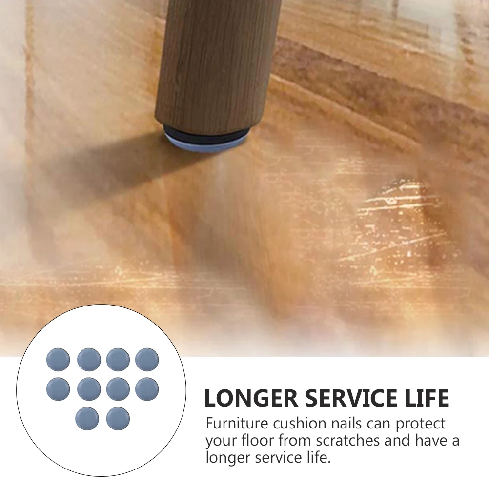 

10pcs Furniture Floor Protectors Table Chair Leg Pads Glide Bottom Cushions Durable Scratch Pad Nail Furniture Parts