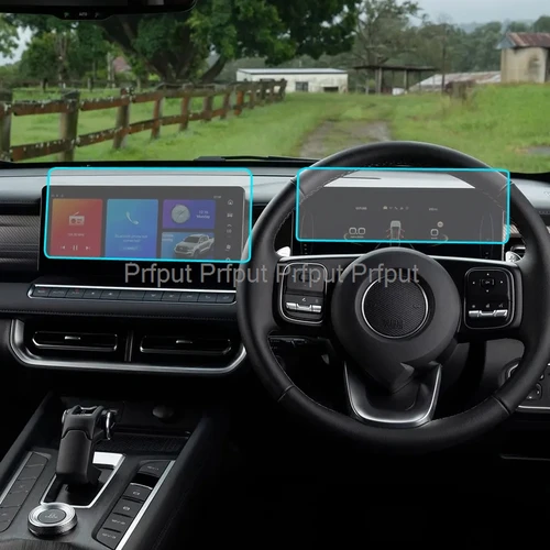 Imagen 2 del producto Protector de tablero de vidrio templado para GWM Cannon Ultra 2025, película protectora de pantalla LCD de infotación de navegación de coche, pegatina