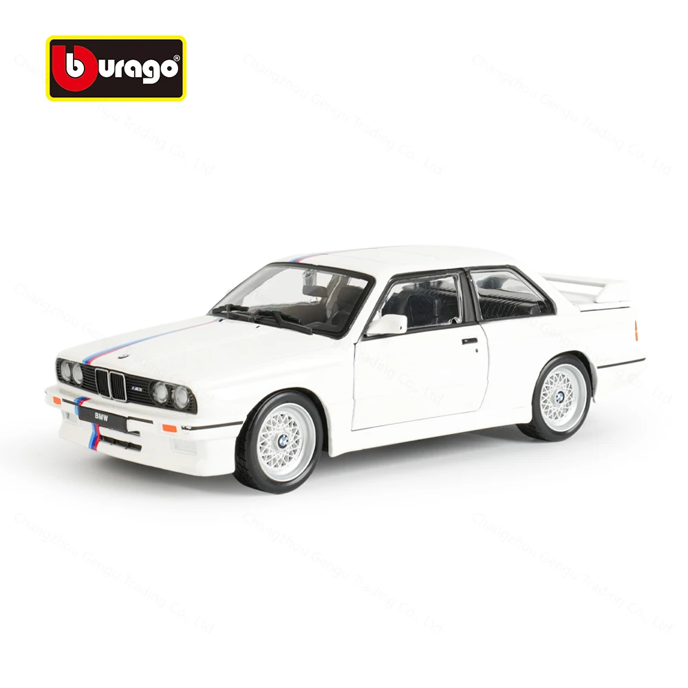 Bburago 1:24 1988 BMW M3 (E30) Sports Car Static Die Cast Vehicles Collectible Model Car Toys