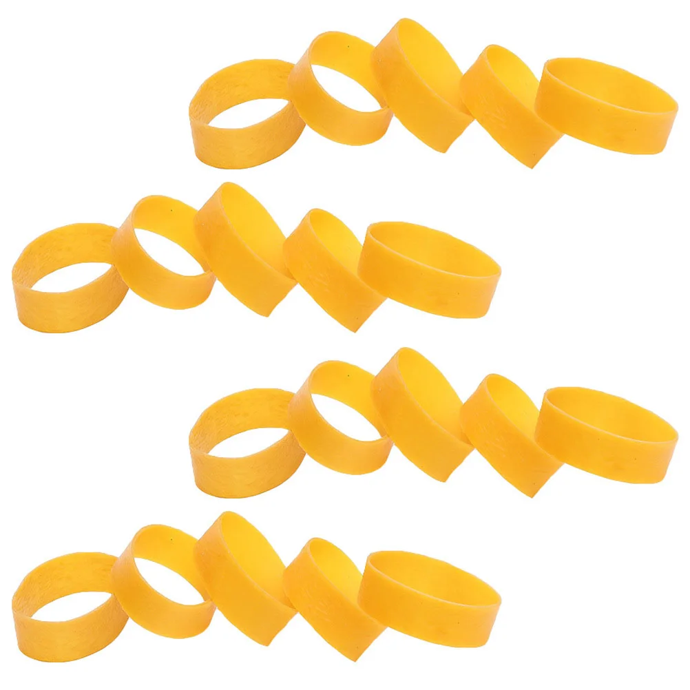 1세트 와이드 고무 링 스노보드 바인딩 스트랩 탄성 스키 브레이크 고정 스노보드 브레이크 고무 밴드 바인딩 스트랩