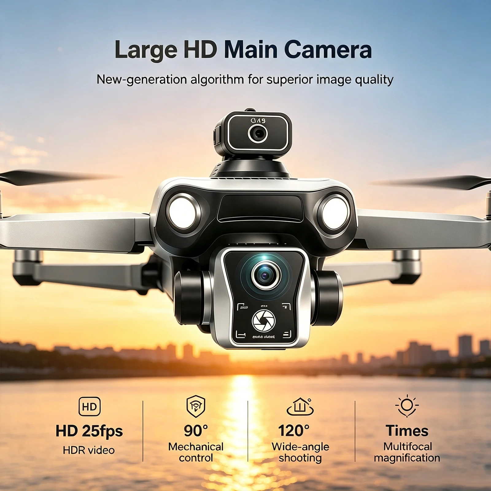 K19 MAX GPS Drone With Airdrop Function 4K HD Professional Dual Camera UAV Laser Obstacle Avoidance Brushless Dron RC Quadcopter