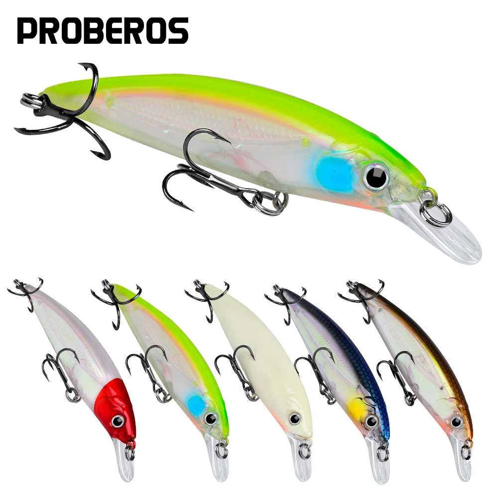 Iscas de pesca de peixinho duro 9cm 11cm flutuante jerkbait swimbait pesca walleye iscas crankbait truta artificial peixe-gato isca