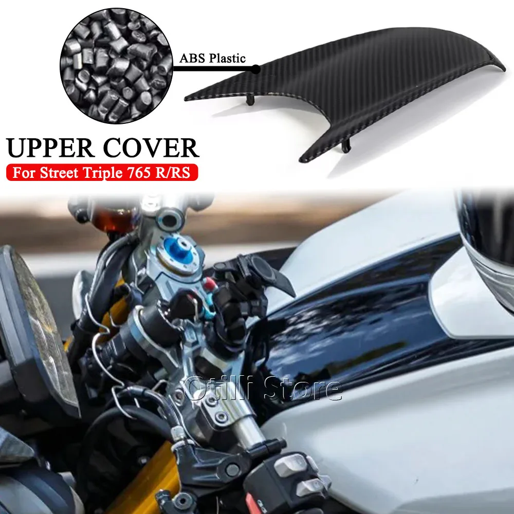 

For Street Triple 765 R RS 765R 765RS Moto2 2023 2024 Motorcycle Accessories Fuel Tank Air Box Front Upper Cover Fairing Cowl