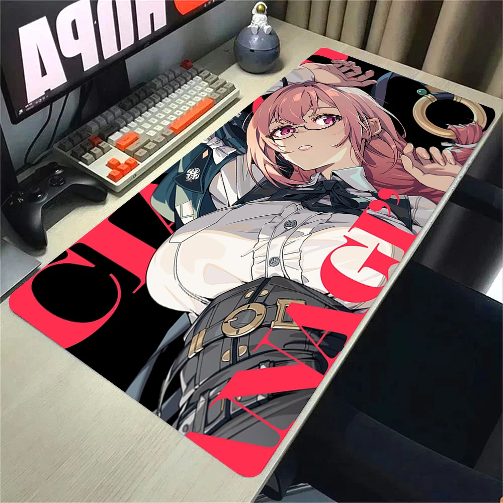 Zenless Zone Zero Mouse Pad ZZZERO ZZZ Nicole Koleda Lycaon Ellen Corin Tsukishiro Yanagi Large Kawaii Laptop Keyboard Desk Mat