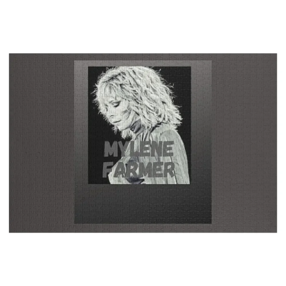 

Mylène Farmer Jigsaw Puzzle Scale Motors Customizable Gift Custom Wood Puzzle