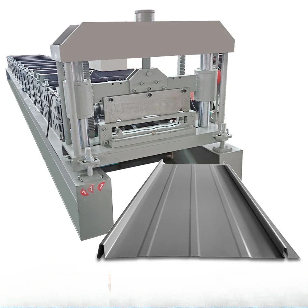 For Popular Snap Lock Roof Panel Standing Seam Metal Roof Roll Forming Machine