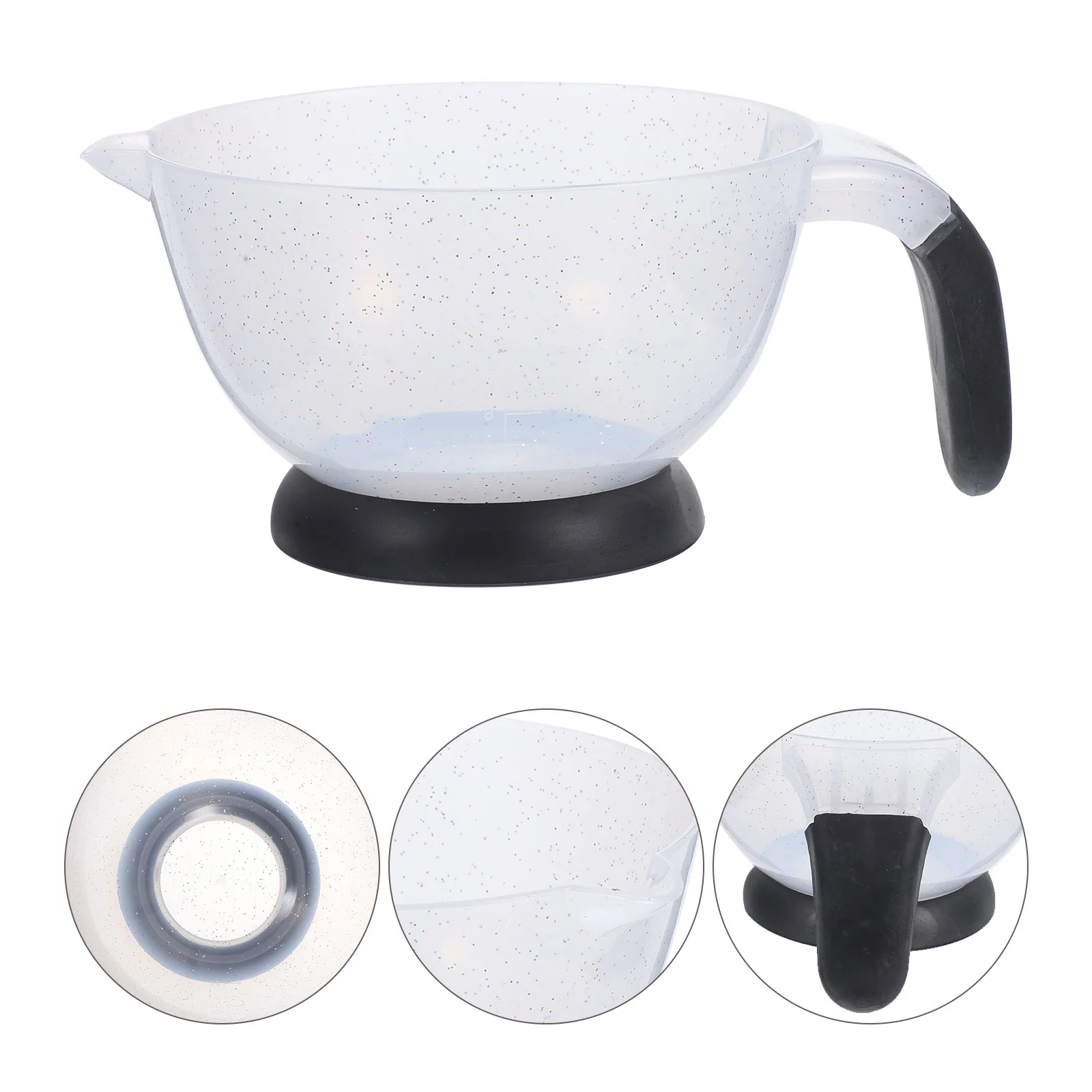 

2 Pcs Hair Mixing Bowl Dyeing and Baking Oil Thickened Coloring with Large Handle Styling 2pcs Bowls for Salon