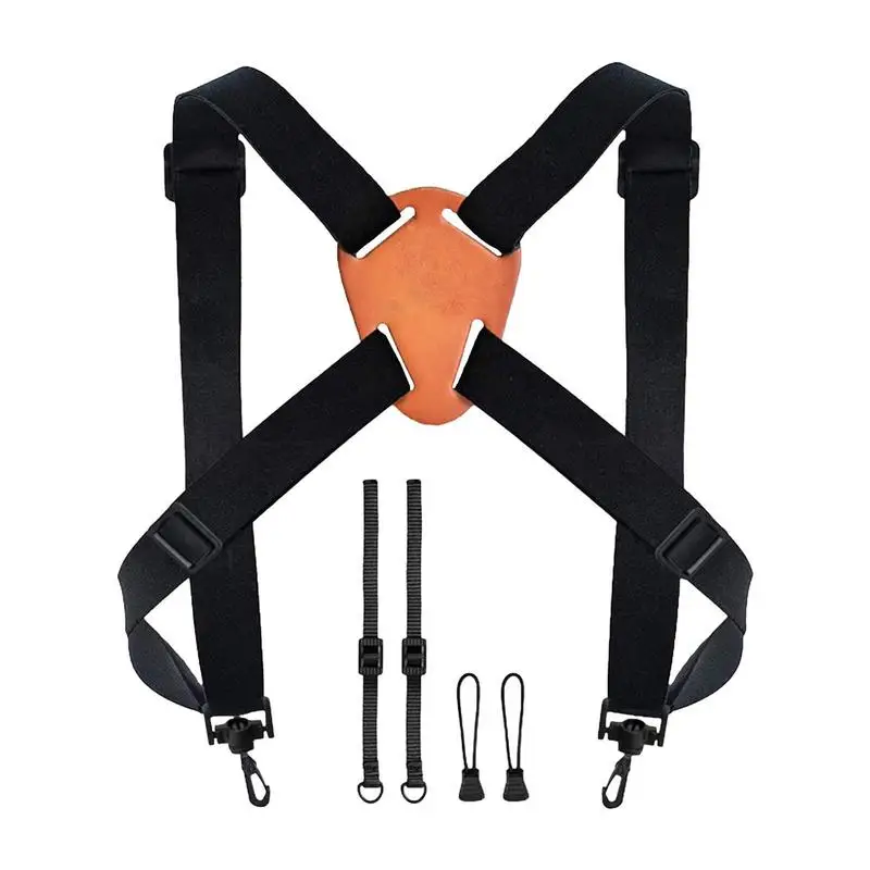 Binoculars Harness Strap X-Shaped Harness Strap Adjustable Binocular Carrier Elastic Durable Shoulder Straps Optics Accessories