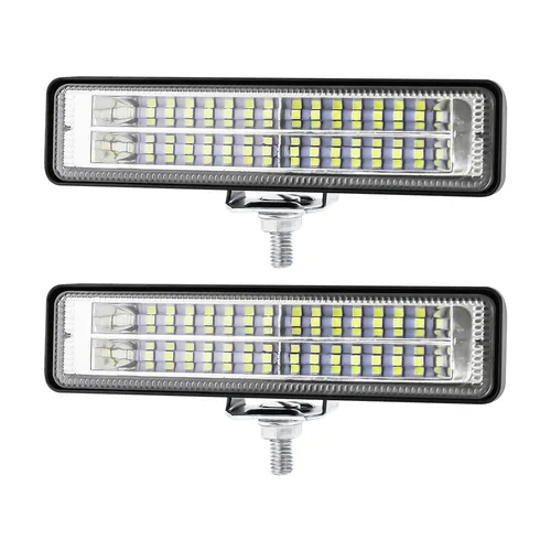 28LED 84W tira de luz de trabajo 12-24V reflector transmisión niebla luz de trabajo LED todoterreno, Ford Toyota SUV 4WD haz DRL luz de aluminio