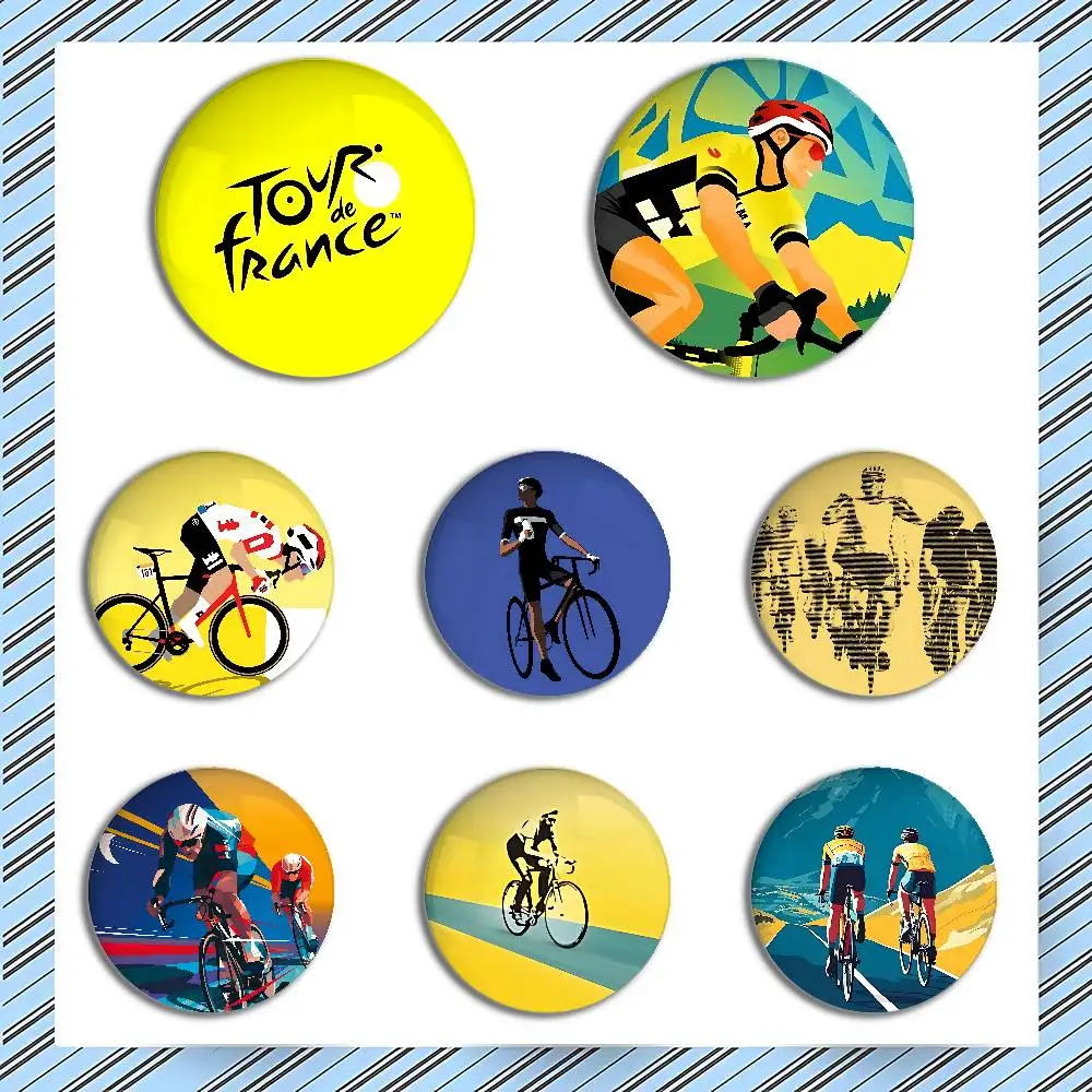 

Tour De France Badges Coin Badges Pins On Backpack Hat Jewelry Accessories Lapel Brooch Toys Gifts For Friend