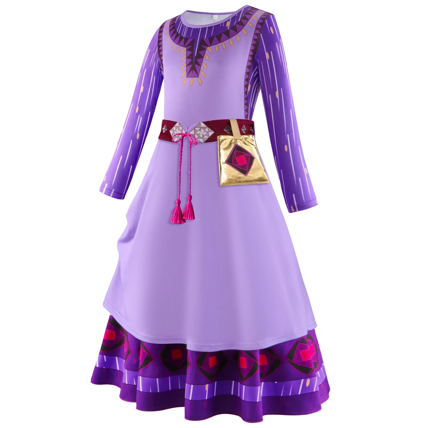 Disney asha Hercegnő Viselet lányok asha Öltözés Dezső cosplay szülinapi Félfogadás ruhát Halloween cosplay Kisded Estély vestido