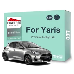 Led Interior Light Kit For Toyota Yaris 2006- 2015 2016 2017 2018 2019 2020 2021 2022 LED Bulbs Dome Map Reading Canbus