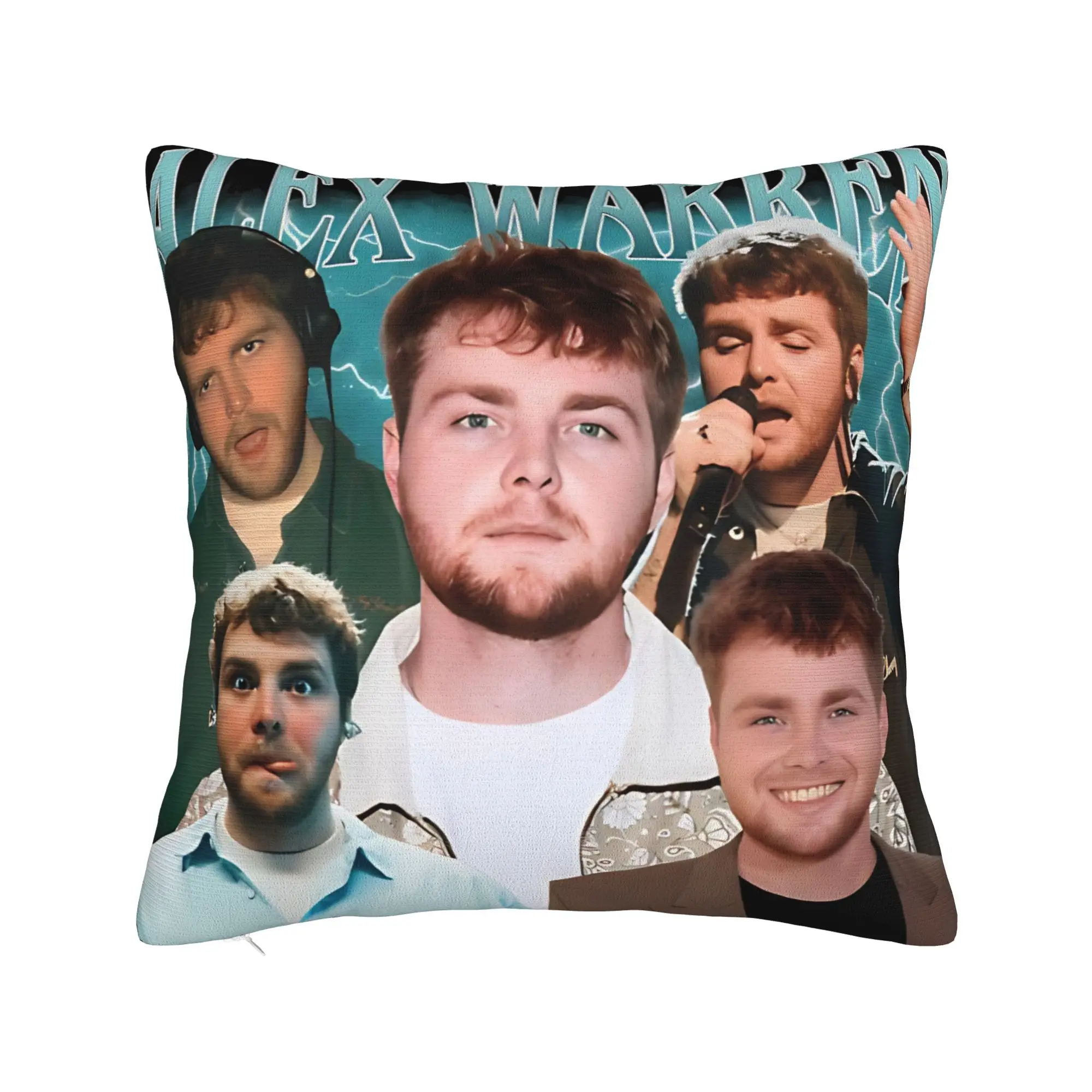 Decorative Pillowcase Vintage Alex Warren  Accessories Home  Throw Pillow Case Cover Zippered Multi-Size