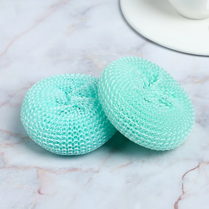 Cleaning Supplies 1pc Nanofiber Cleaning Brushes Ball Not Shed Silk Household Kitchen Dishwashing Brushing Pot Washing Wire Ball