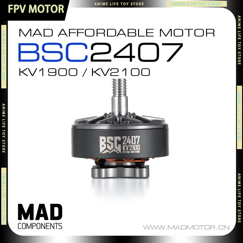 

In Stock MAD BSC2407 Affordable FPV Brushless Motor 1900KV 2100KV For 5 Inch FPV Racing Freestyle Drone For Beginners DIY Gifts