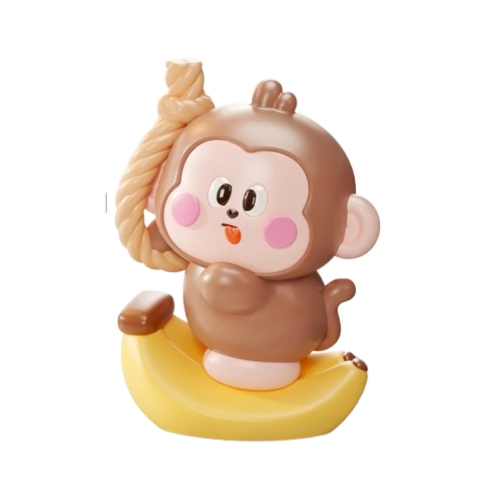 

Resin Monkey Miniature Figurine Handmad Statue Little Monkey Ornaments Collectible Cartoon Monkey Landscape Decoration