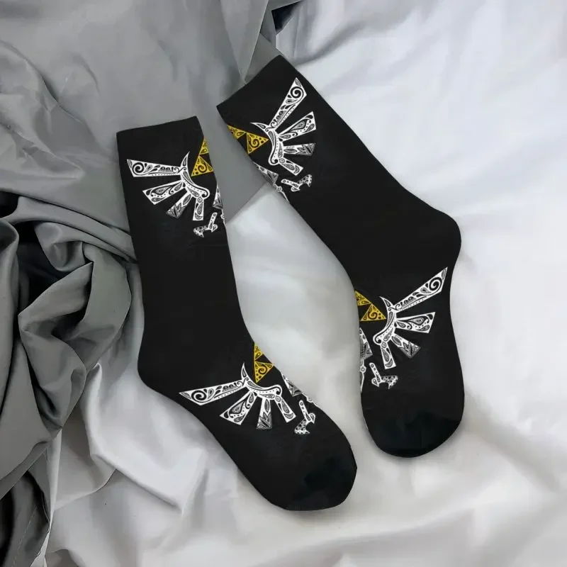 Legend Of Zeldas Mens Crew Socks Unisex Cute 3D Printing Dress Socks