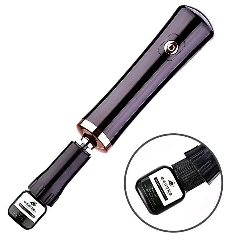 B64B-Glue Shaker لملحقات رمش، ورنيش شاكر، أداة شاكر قابلة لإعادة الشحن لتوفير الوقت بدون استخدام اليدين