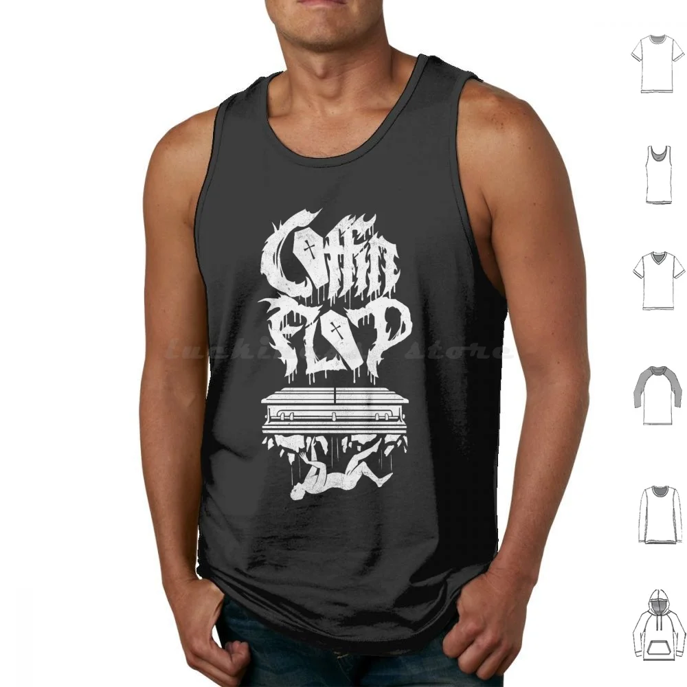 Coffin Flop Metal Tank Tops Vest Sleeveless Coffin Metal I Think You Should Leave Coffin Flop Metal I Think You Should Leave