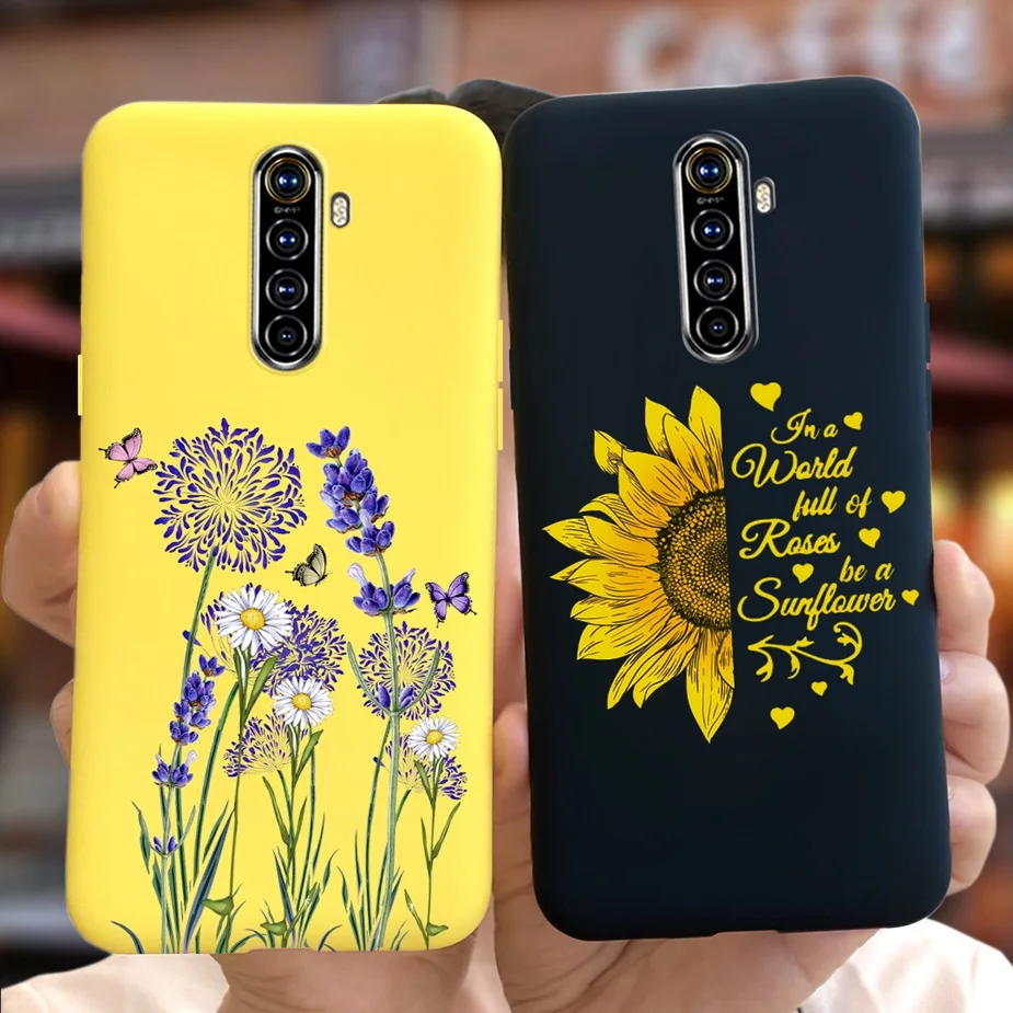 For Oppo Realme X2 Pro Case Stylish Painted Cover Soft Silicone Phone Case For Realme X 2 Pro RealmeX2 Pro RMX1931 Fundas Bumper