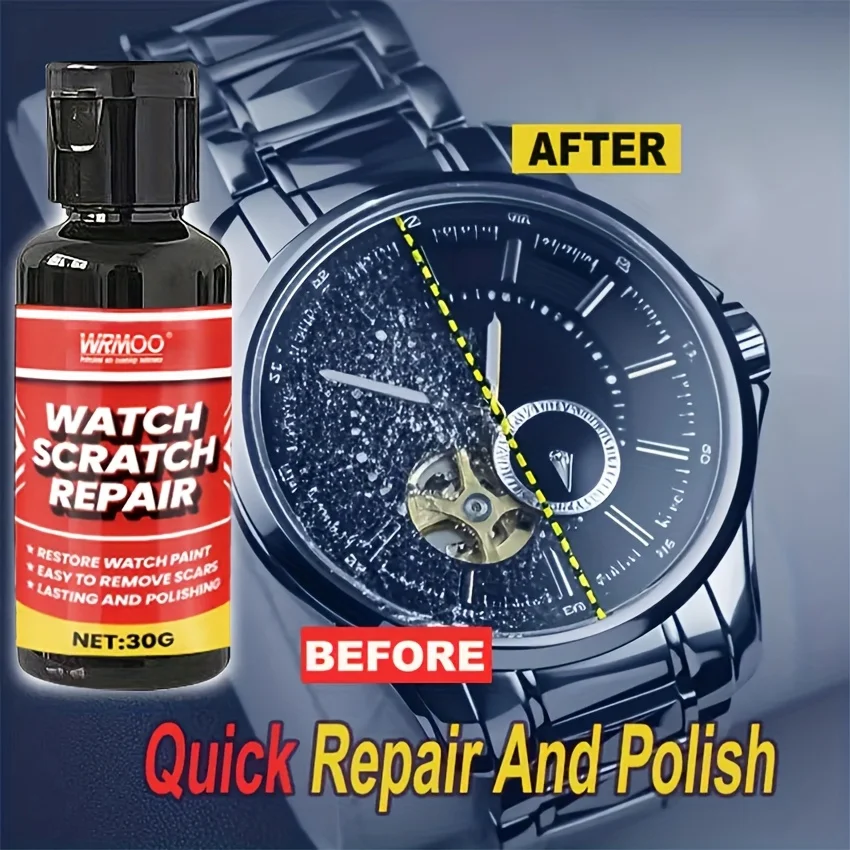 

Quick Scratch Repair & Polish Cream - Multi-Surface Restorer for Watches, Jewelry - Stainless Steel & Metal Oxidation Remover