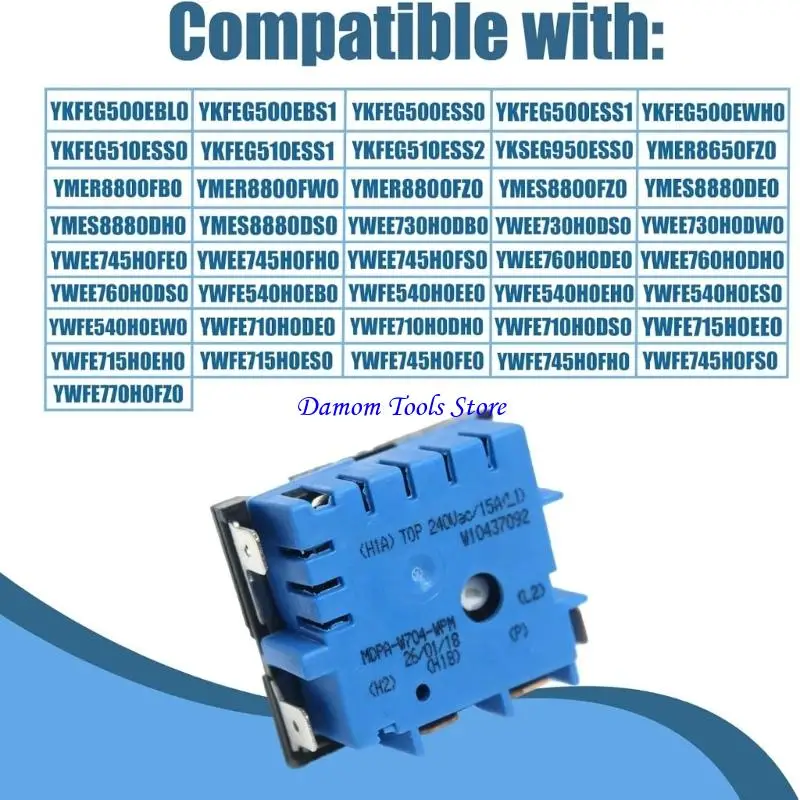 57BE Universal Electric Ranges Switches With Smooth Heat Adjustment For Precise Cooking Control