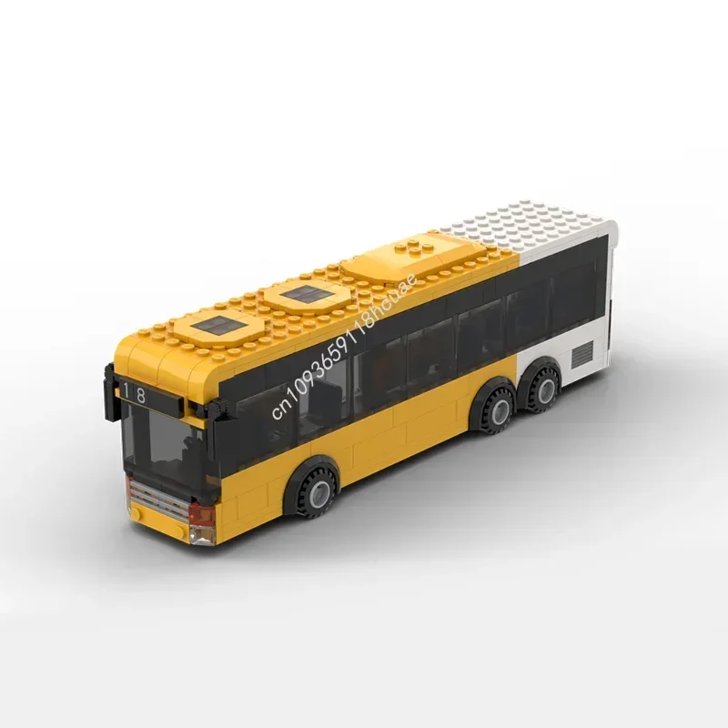 264PCS 운송 버스 스태킹 블록 어린이를위한 창의적 블록 장난감 생일 선물 운영 능력 개발