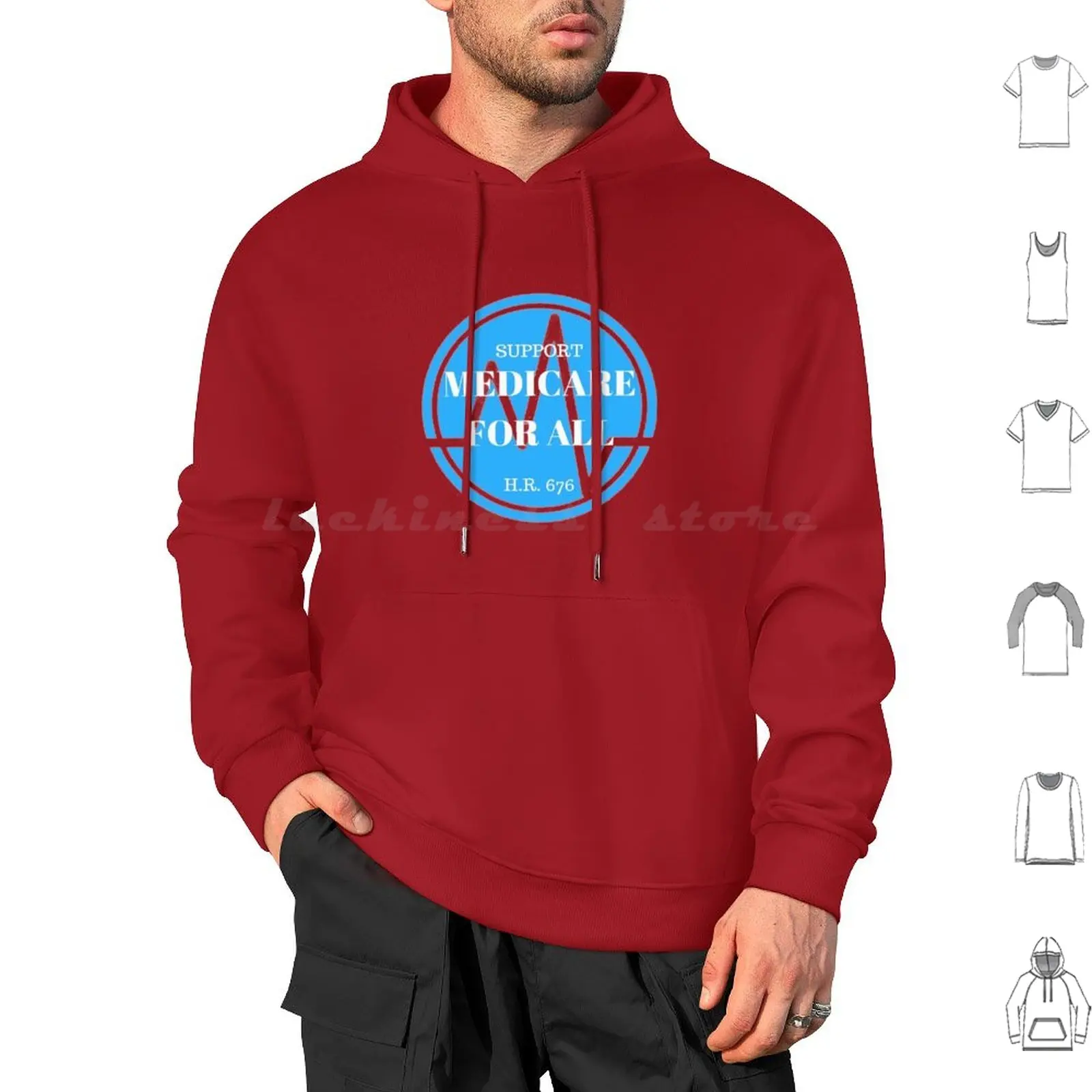 Support Medicare For All Hoodies Long Sleeve Support Medicare For All Political Impeach Trump Revolution Resistance The