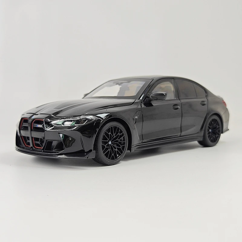 

1:18 simulation BMW M3 CS LCI alloy supercar model, doors can be opened, steering shock absorber static car ornament