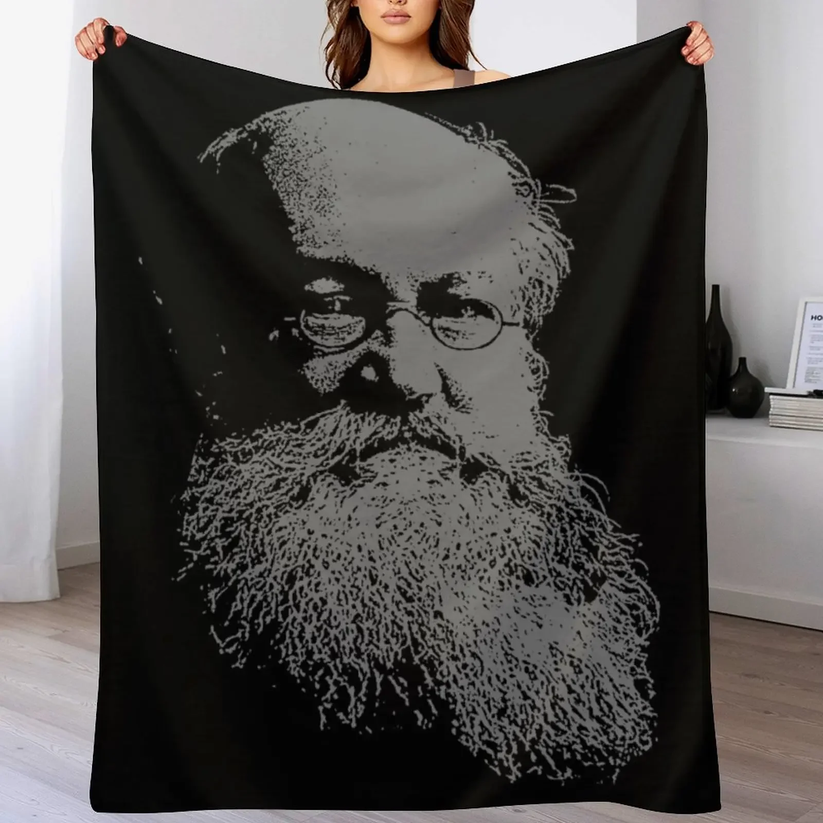 

Peter Kropotkin Throw Blanket halloween Flannel Soft Plaid Blankets