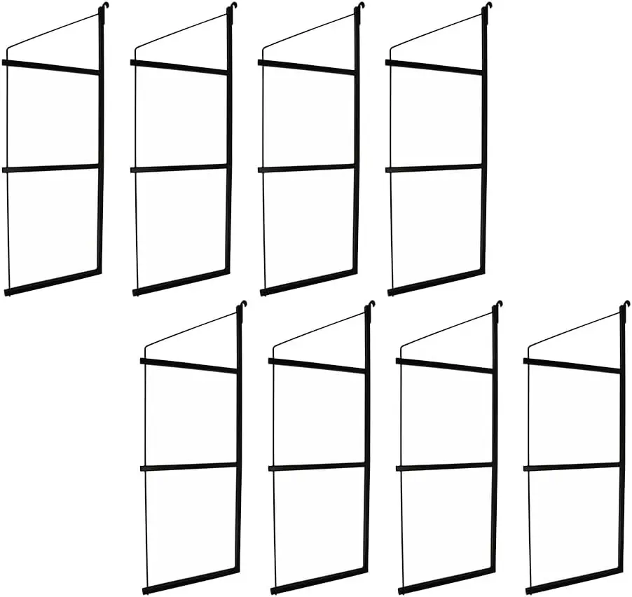 Mytee Products (8 Pack) Cargo Shipping Container Shelving Bracket, 3 Levels, 24