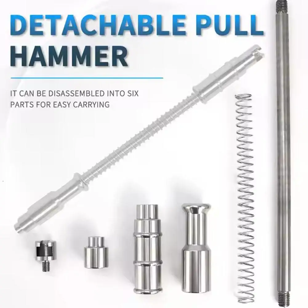 

Двусторонний пружинный молоток для ремонта вмятин автомобиля. Инструмент для выдвижения вмятин с грязью для ремонта краски без повреждений F8U3