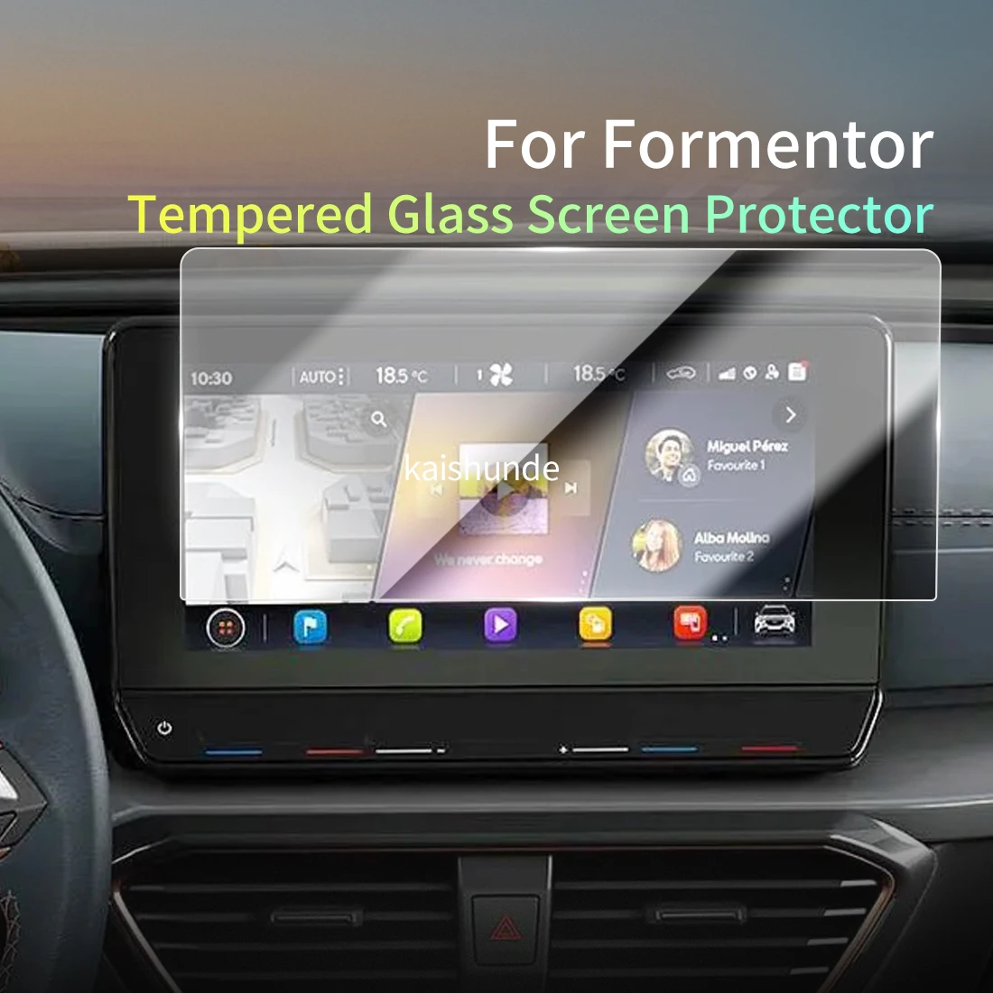 

Защитная пленка из закаленного стекла для дисплея навигации автомобиля SEAT CUPRA Formentor 26 (наклейки на приборную панель)