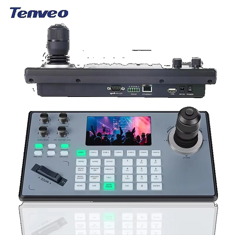 Professional Live Streaming System POE NDI Joystick Controller For Live Broadcast