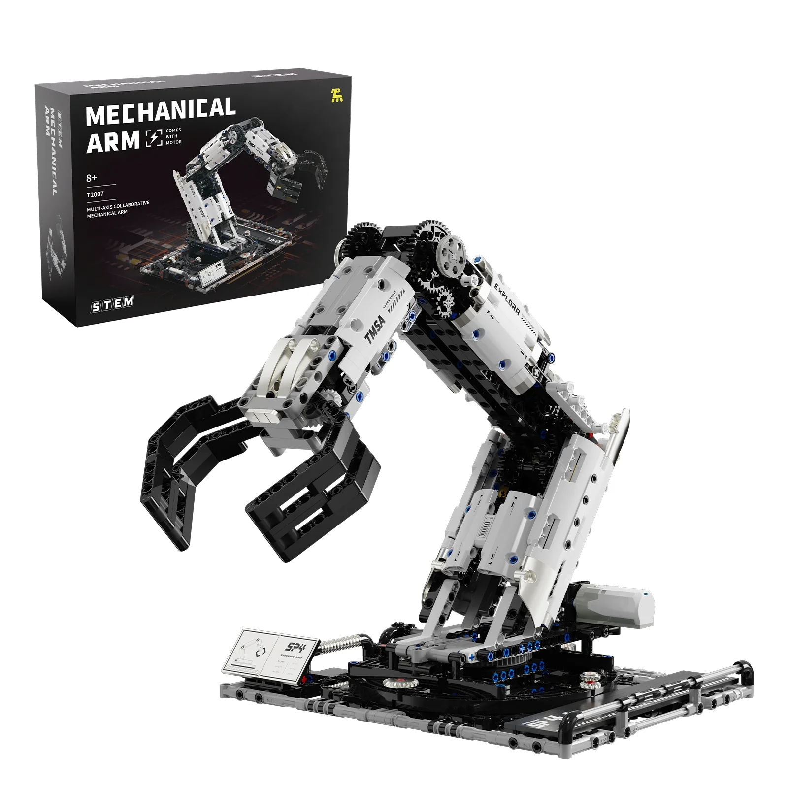 Programmation technique du bras robotique, blocs de construction, modèle d'assemblage de briques