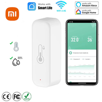 Xiaomi Smart WiFi Thermometer Home Indoor Temperature Humidity Sensor Bluetooth APP Remote Control Work with Alexa Google Home